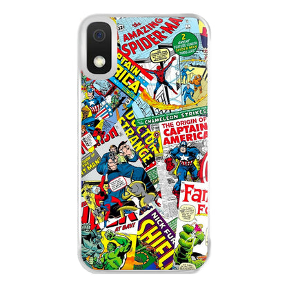 Superhero Comic Comics Pattern Phone Case