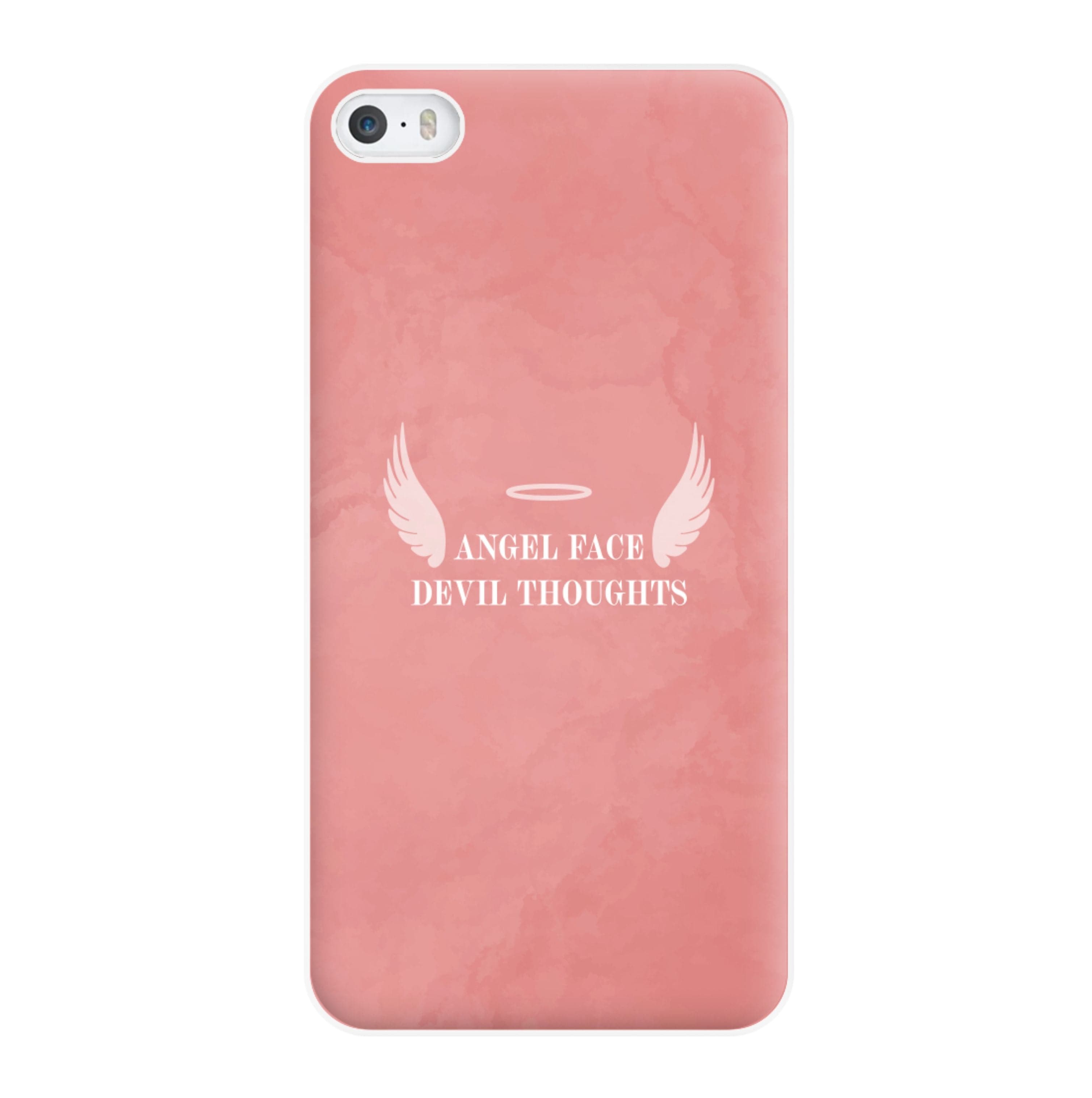 Angel Face Devil Thoughts Phone Case