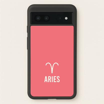 Aries Pastel Zodiac Google Pixel 7 Case