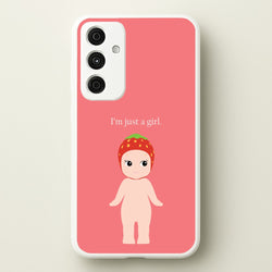 I'm Just A Girl Galaxy A55 Case