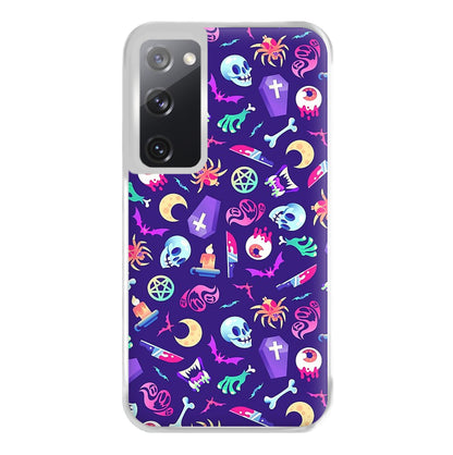 Horroriffic Halloween Pattern Phone Case