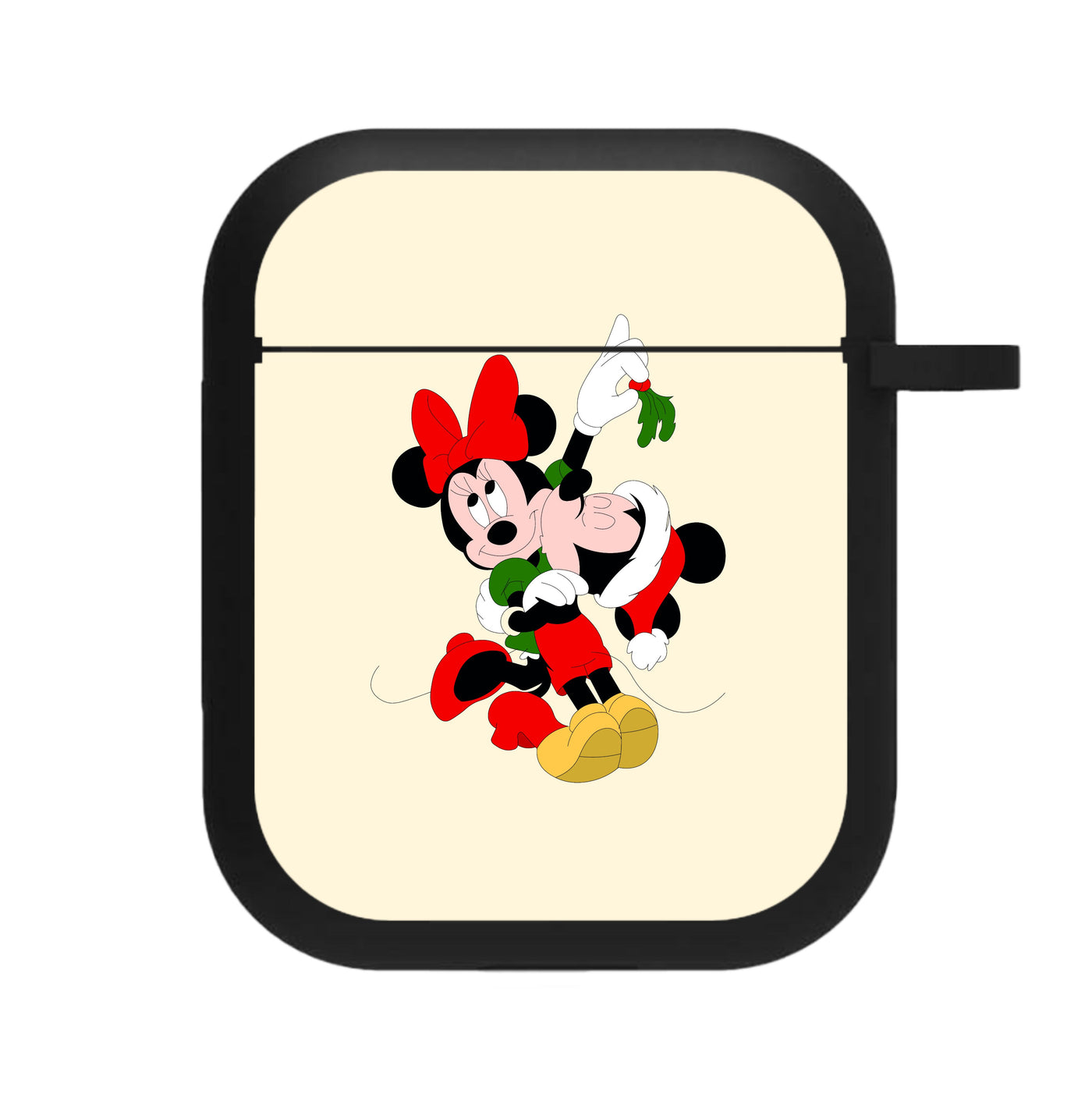 Mistletoe Mickey And Minnie Mouse - Christmas AirPods Case