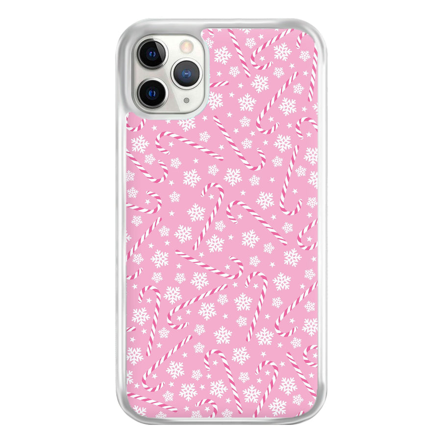 Candy Cane Pattern Phone Case