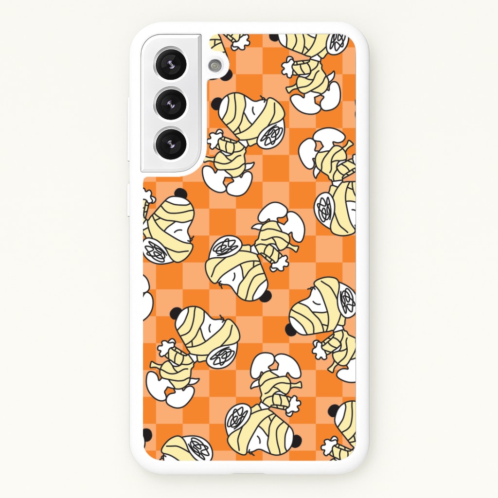 Mummy Cartoon Beagle Pattern Galaxy S22 Case