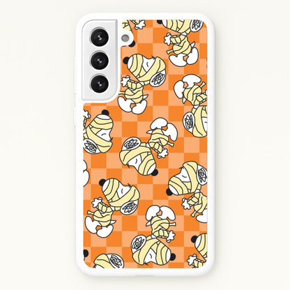 Mummy Cartoon Beagle Pattern Galaxy S22 Case