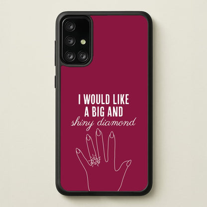 Shiny Diamond Galaxy A71 Case