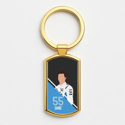 Sainz 2026 Gold Keyring