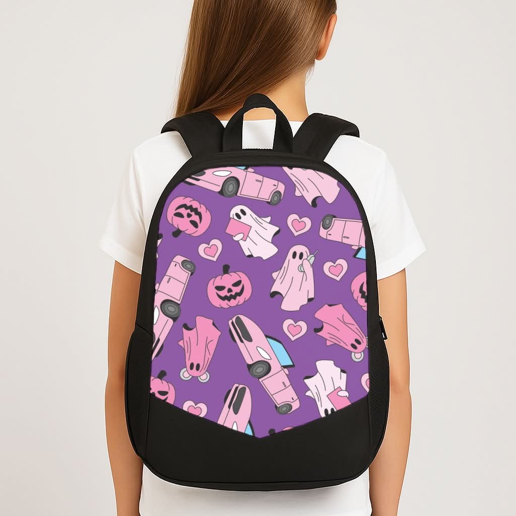 Mean Ghouls Props Pattern School Bag