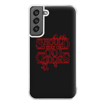 Should I Stay Or Should I Go Upside Down Phone Case