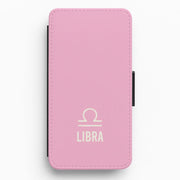 Libra Pastel Zodiac Flip / Wallet Phone Case 1