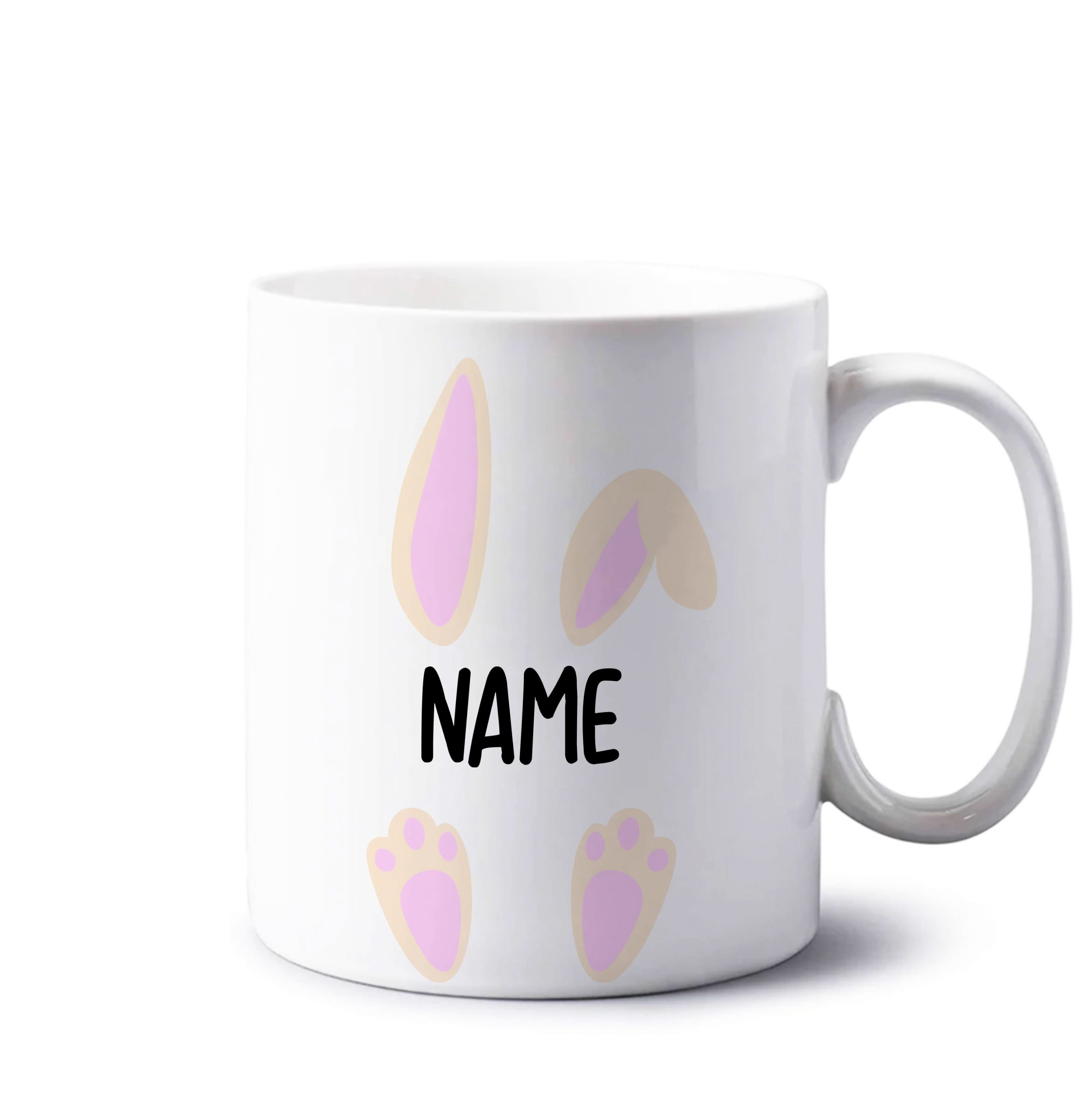 White Bunny Personalised Mug