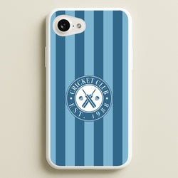 Stripey Cricket Badge iPhone 17e Case