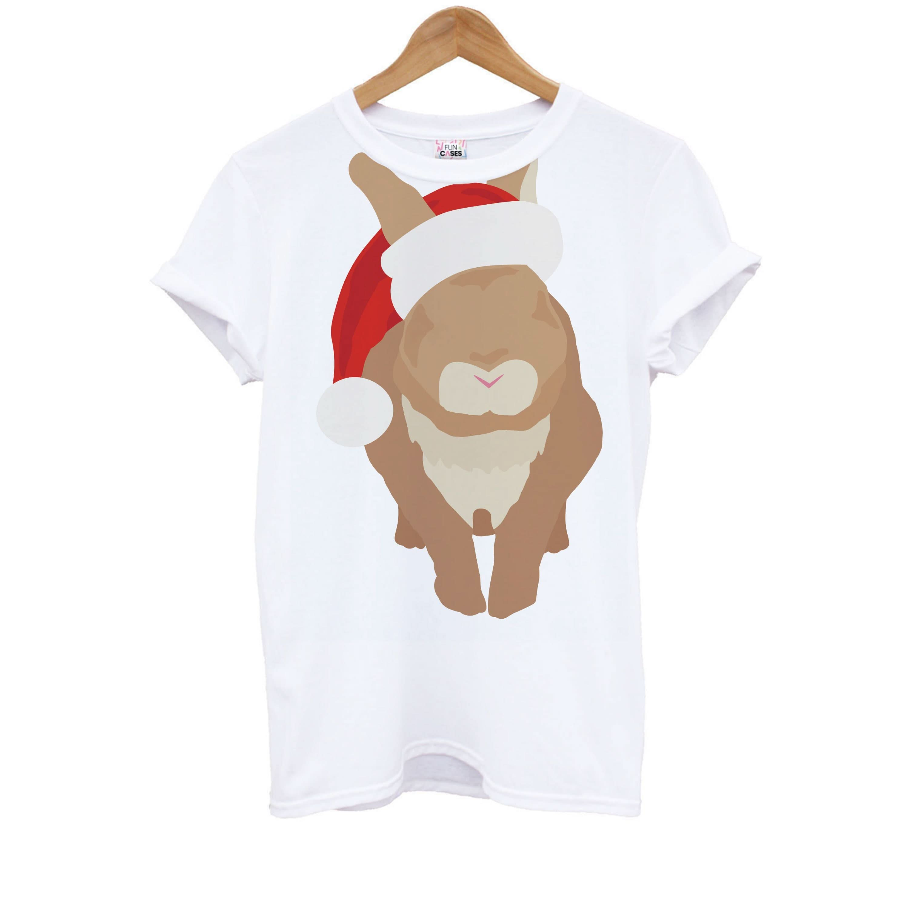 Rabbit Christmas Ears Kids T-Shirt