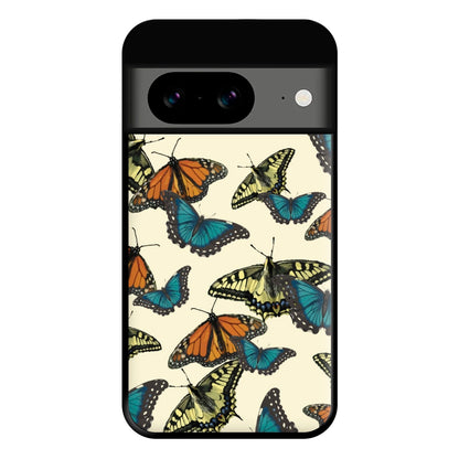 Butterfly Assortment Pattern Google Pixel 8a Case