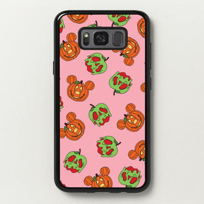 Pumpkin Mouse And Poison Apple Pattern Galaxy S8 Case