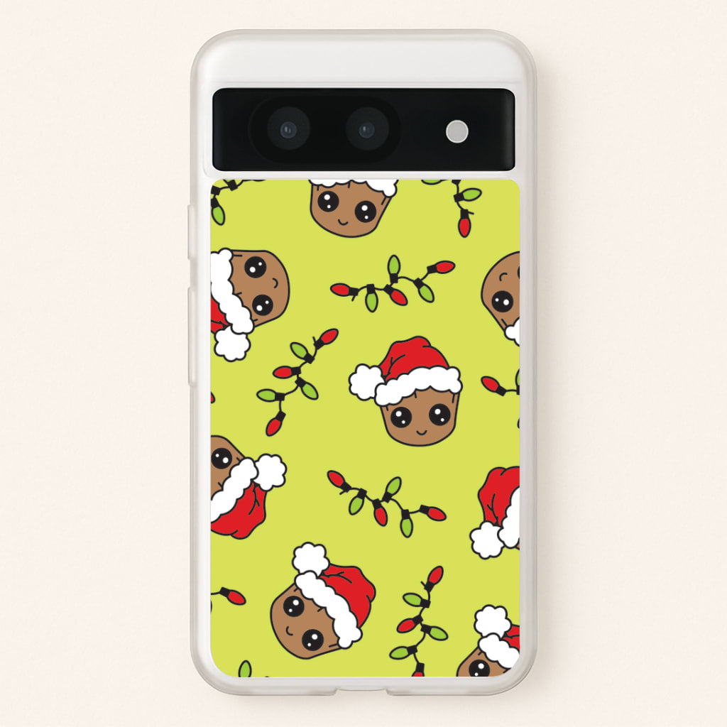 Christmas Tree Hero Pattern Google Pixel 8a Case