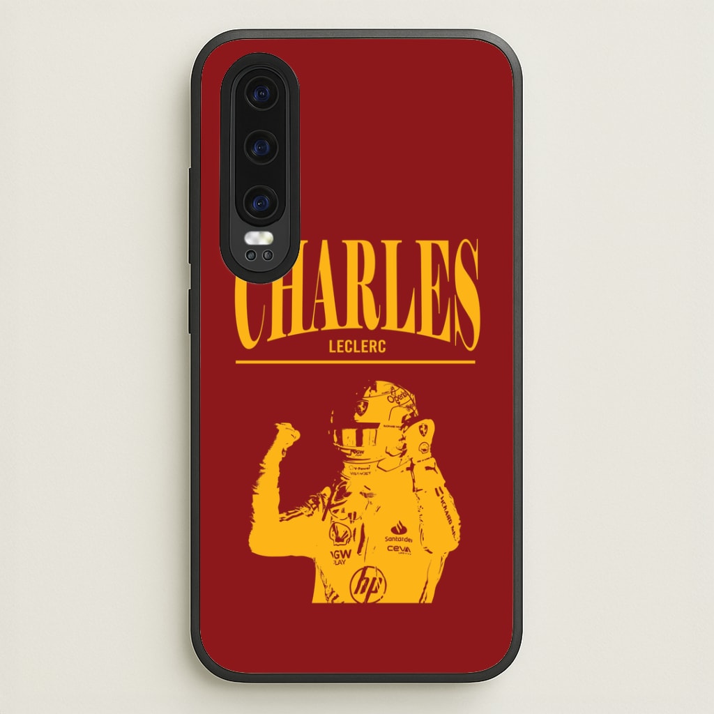 Charles Red And Gold Huawei P30 Case