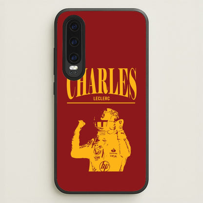 Charles Red And Gold Huawei P30 Case
