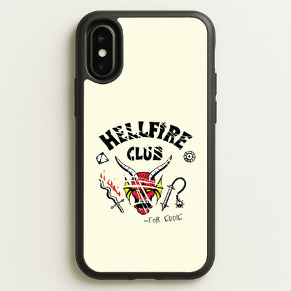 Torn Hellfire Club iPhone X / XS Case