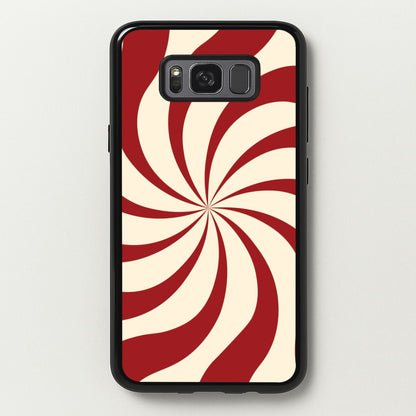 Peppermint Swirl Pattern Galaxy S8 Plus Case