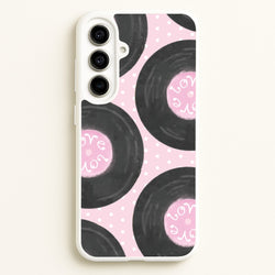 Thrifted Vinyl Polka Pattern Galaxy A56 Case