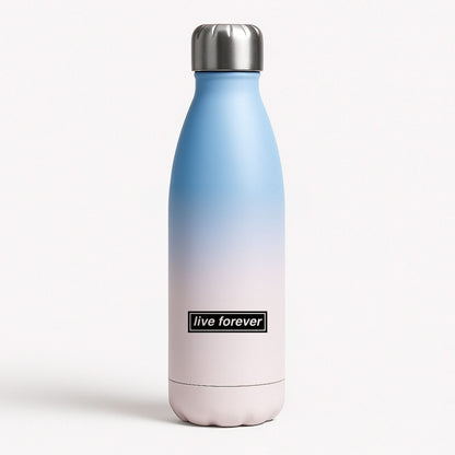 Live Forever Blue Water Bottle