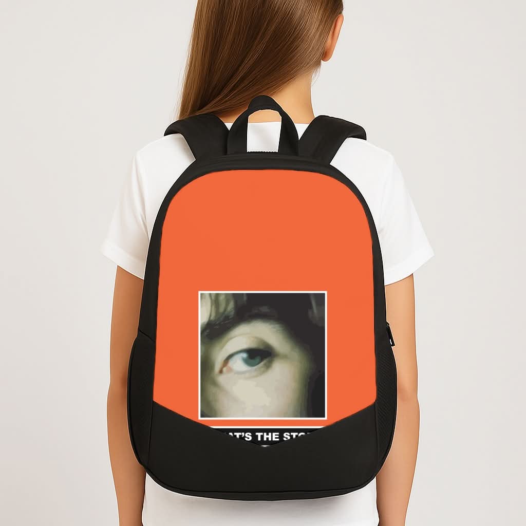 What's The Story Orange School Bag
