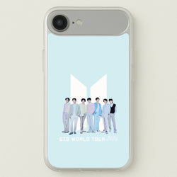 K-Pop Band Tour Pastel Blue iPhone 17 Air Case