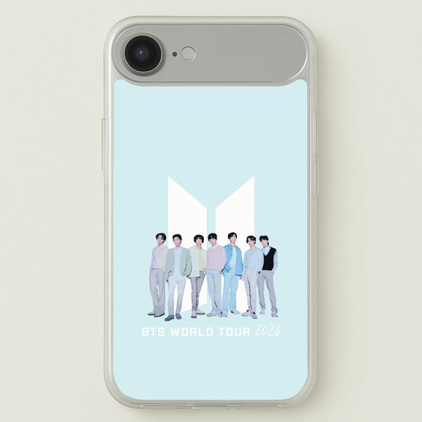 K-Pop Band Tour Pastel Blue iPhone 17 Air Case