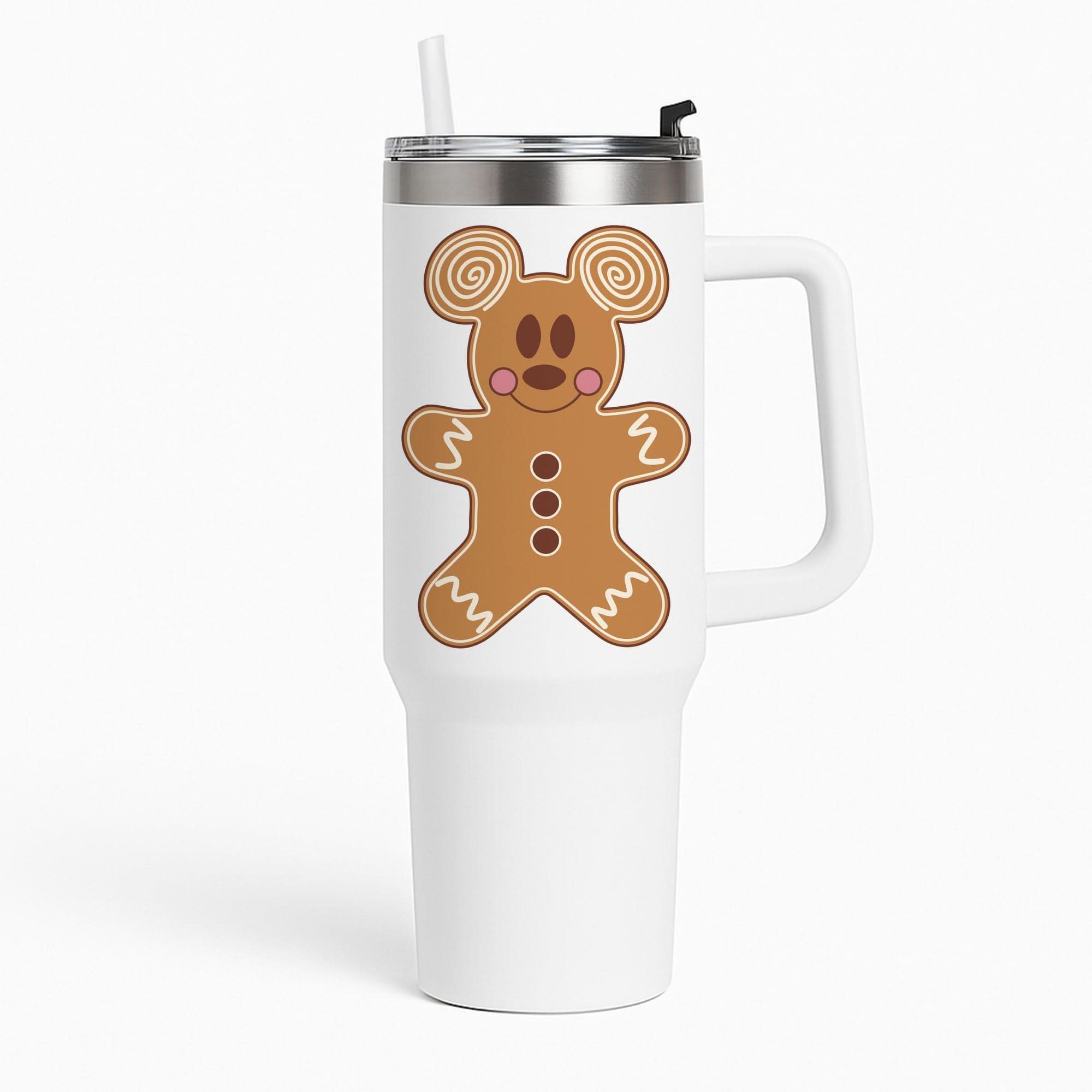 Cartoon Mouse Gingerbread Tumbler
