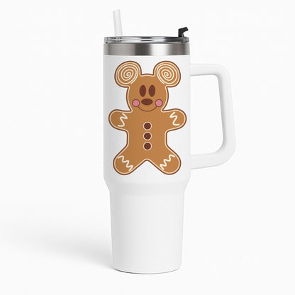 Cartoon Mouse Gingerbread Tumbler