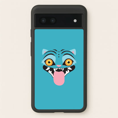Demon Cat Face Google Pixel 7a Case