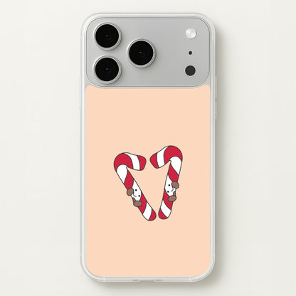 Christmas Candycane Plushies iPhone 17 Pro Case