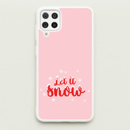 Let It Snow Snowflakes Galaxy A12 Case