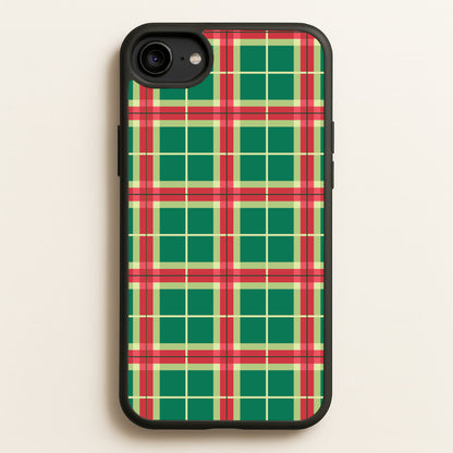Red And Green Tartan II Christmas Pattern iPhone 6 / 7 / 8 / SE Case