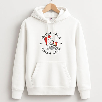 Cartoon Beagle Festive Season Unisex Hoodie