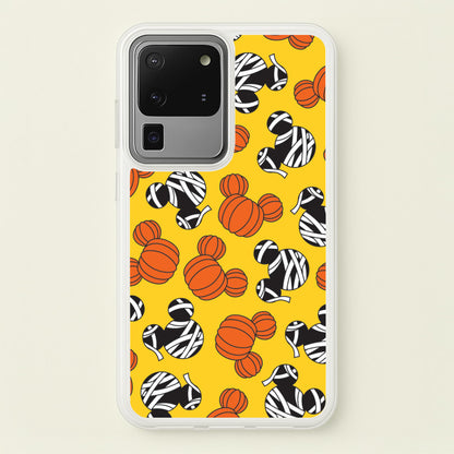 Pumpkin And Mummy Mouse Pattern Galaxy S20 Ultra Case