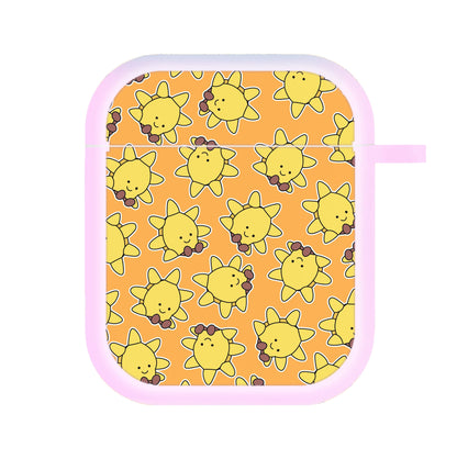 Sun Pattern - Plushy AirPods Case