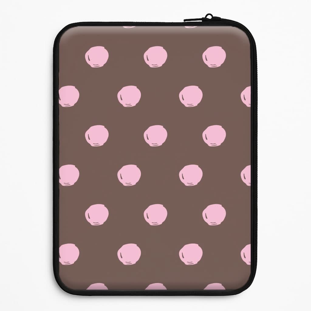 Chocolate & Strawberry Buttons Laptop Sleeve