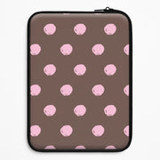 Chocolate & Strawberry Buttons Laptop Sleeve 1