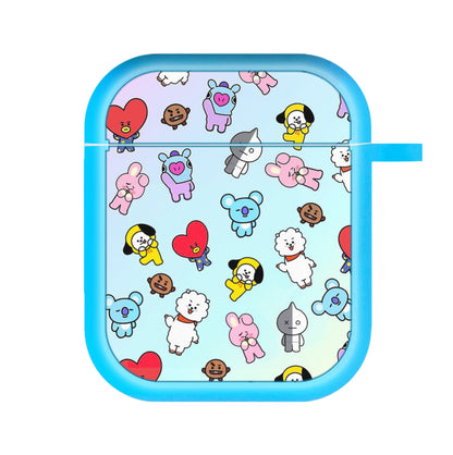 BT21 Collage - K Pop AirPods Case