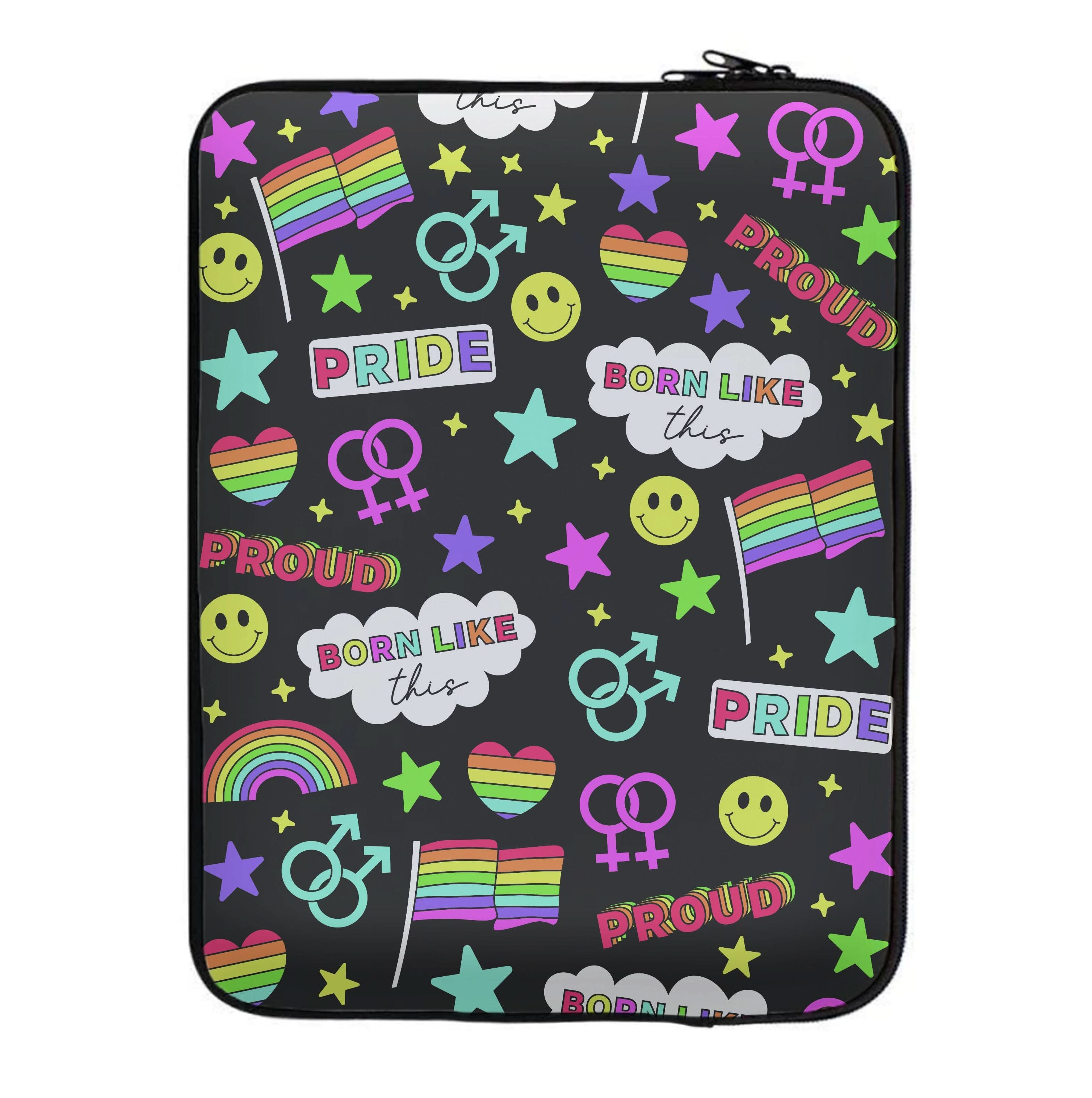 Dark Pride Stickers Laptop Sleeve