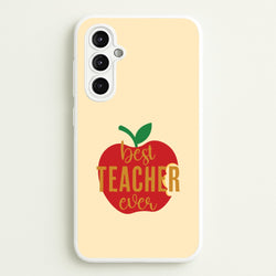 Apple Best Teacher Ever Galaxy A14 Case