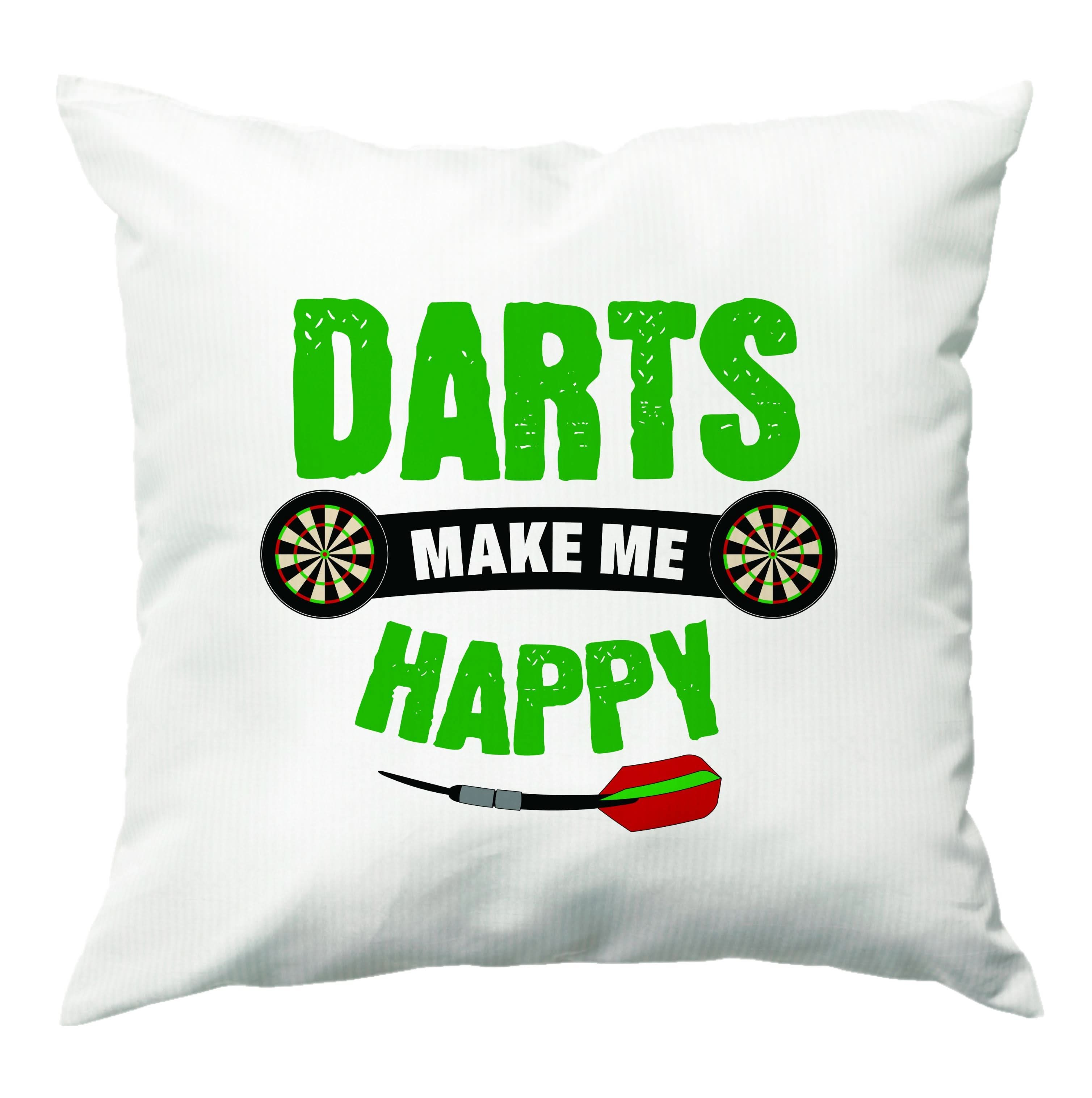 Darts Make Me Happy Cushion