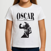 Oscar Orange And Black Kids T-Shirt 3
