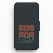 505 Band Members Dark Flip / Wallet Phone Case 1