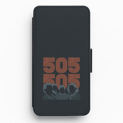 505 Band Members Dark Flip / Wallet Phone Case