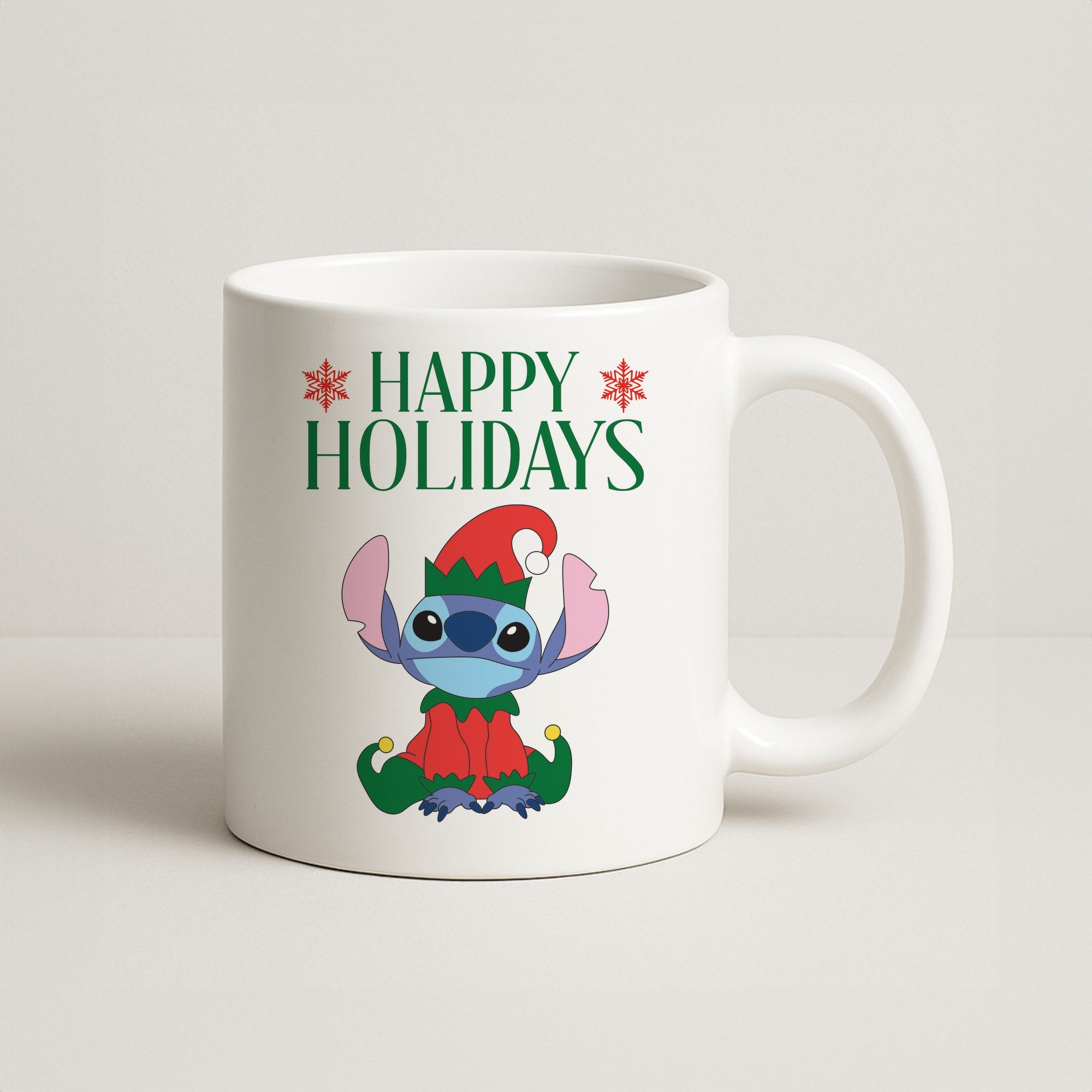 Cute Blue Alien Elf Coffee Mug