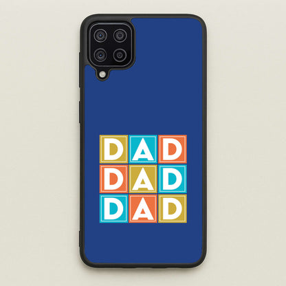 Dad Cubes Galaxy A12 Case