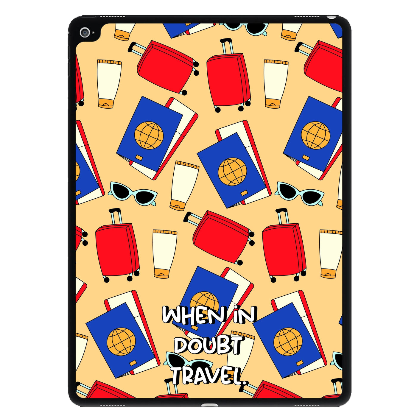 When In Doubt Travel - Travel iPad Case